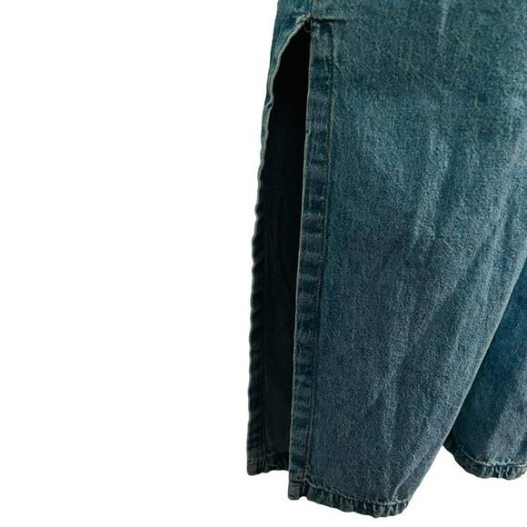 Vintage NY Style Denim Sleeveless Dress Jean Womens Small - Picture 3 of 9